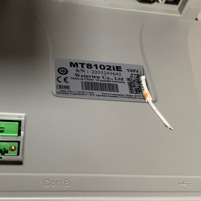 威纶通触摸屏mt8102ie 功能完好！议价