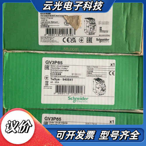 马达断路器 GV3P40 GV3P65 全新正品议价