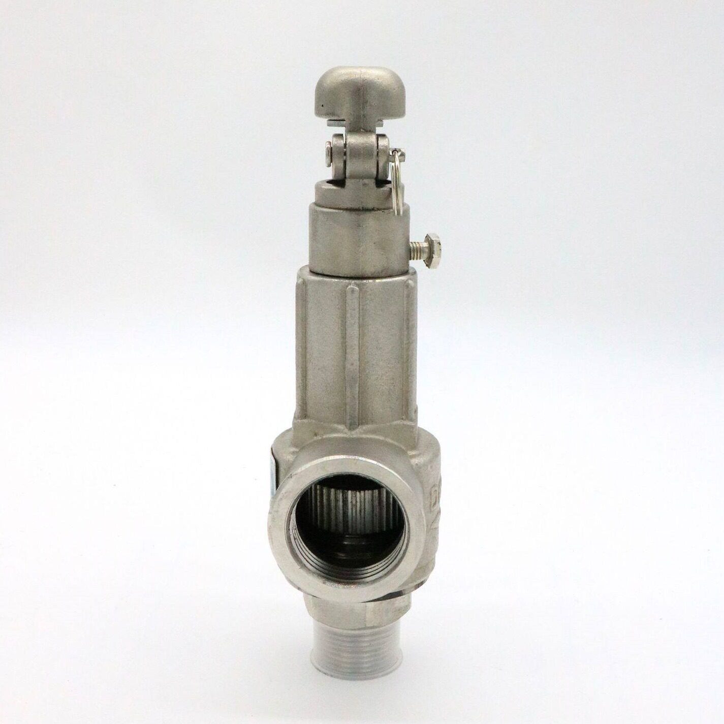 直销A28W-16P全304不锈钢弹簧式丝扣全启式安全阀 锅炉 储气DN15-