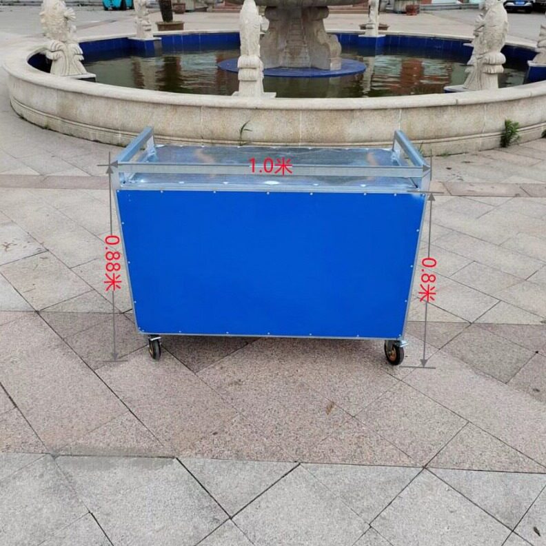直销早餐车流动夜市摆摊小吃车网红小推车折叠餐车移动地摊手推车