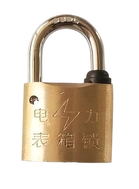 圣一智控SY50mm-22mm 镀锌锁梁铜十字锁（计价单位：个）黄色