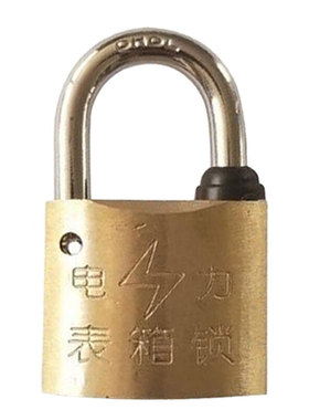 圣一智控SY30mm-22mm 镀锌锁梁铜原子锁（计价单位：个）黄色