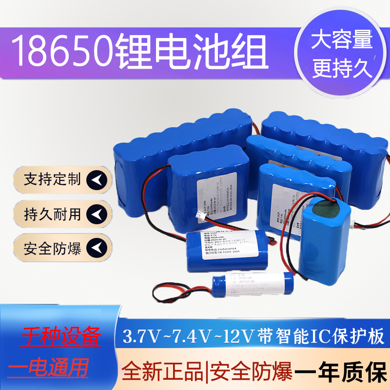 18650充电小电池适配索爱金正小蜜蜂先科新科山水飞利浦戴乐音响