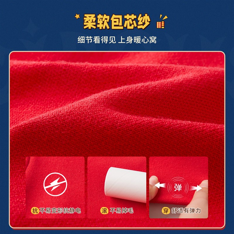 宝宝裙子冬季加厚儿童公主裙红色喜庆小童童装过年女童连衣裙冬装