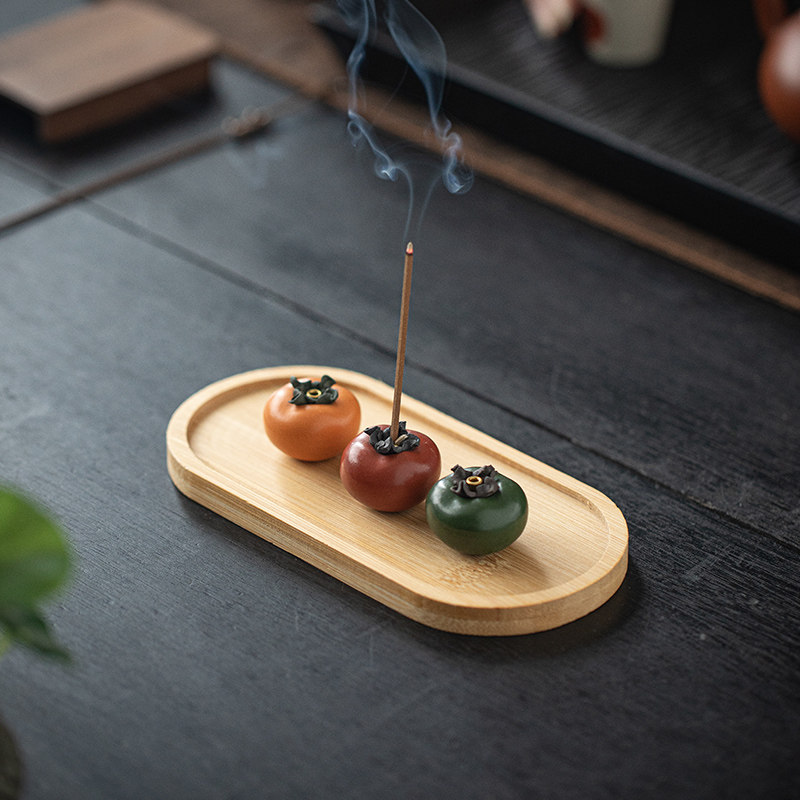 创意紫砂小柿子线香炉家用室内香插香座禅意茶道桌面香薰炉点香器,清洗/食品/商业设备,洗车机,淘宝优惠券,粉丝福利购,淘宝优惠卷