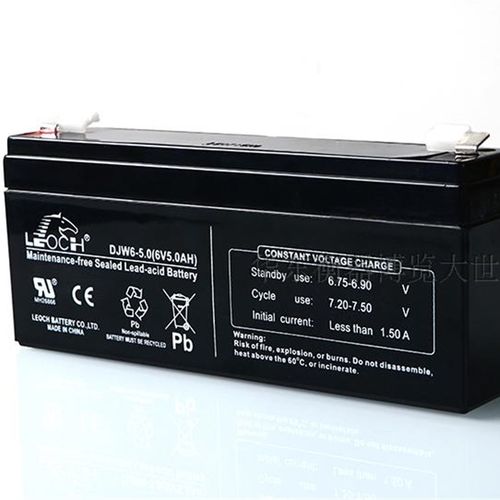 LEOCH理士DJW6-5.0 6V5AH/CUB防潮型蓄电池电子秤电池