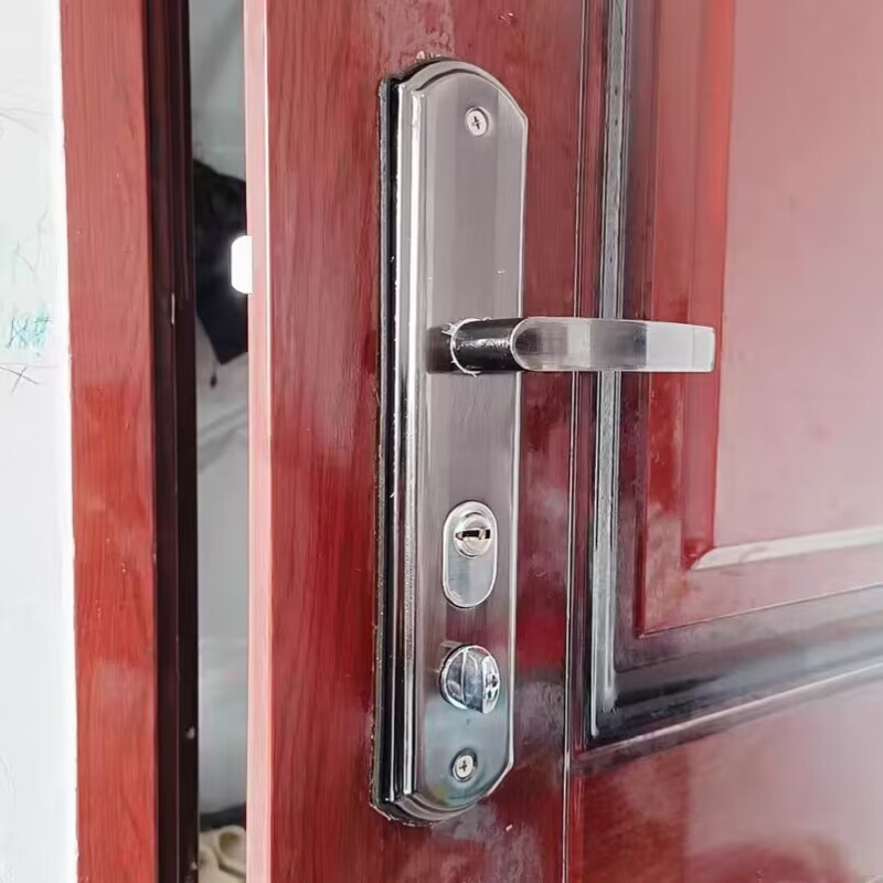 防盗门门锁家用通用型木门大门门把手锁具套装入户门锁房门锁整套