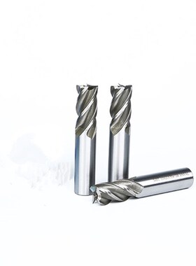 HSS直柄加长立铣刀高速钢四刃6x6x24x68