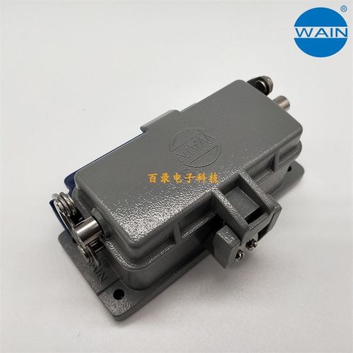 WAIN唯恩重载连接器 WV16B-BK-1L/SC-MCV16针带金属盖底座HARTING