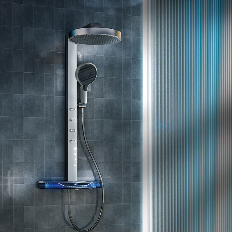 日本TUZI原装进口智能压花洒套装