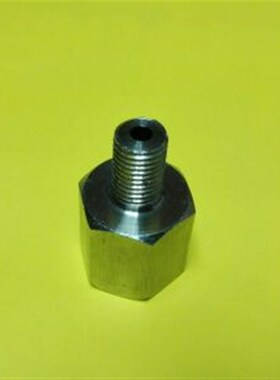 不锈钢304压力表变径接头 内螺纹m14X15 外螺纹m81(m8*1)孔3