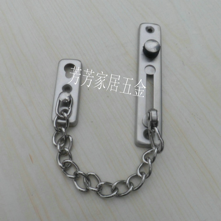 加厚型304不锈钢精铸防盗链 防盗门链 门扣 门栓 安全链 链扣焊死