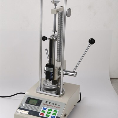 海宝电子数显弹簧拉压试验机HT1000P高精度拉伸压缩检测仪含打印