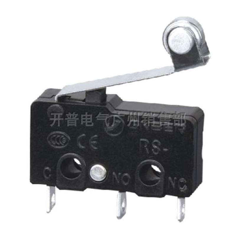 冈本电子GNBER 限位微动开关 RS-5GL2S 铜轮杠杆型 5A