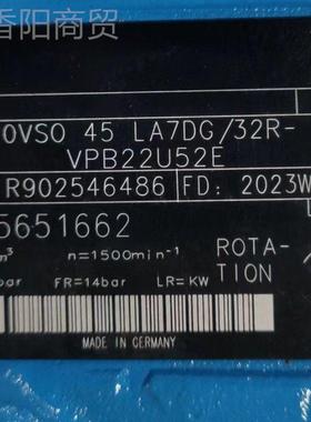 AA1VSO5L7DG/342R-VPB22U52E液压柱塞泵AJJBA10VSAO140DRS/32R-0V