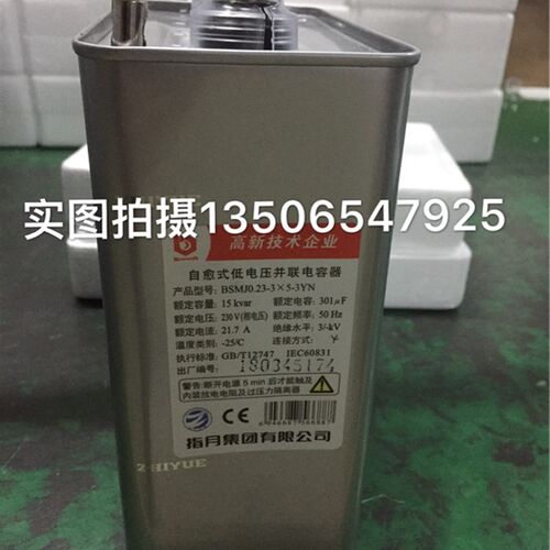 原装现货指月集团分相补偿并联电力电容器BSMJ0.23-35-3YN