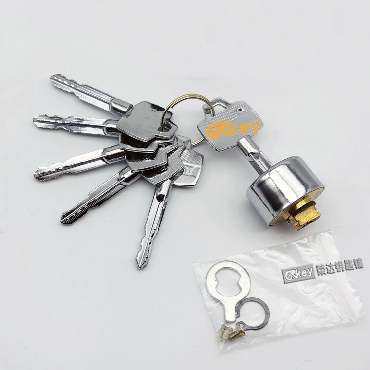 【RP133】自动锁锁芯 自动门锁芯 铜芯 自动锁十字锁芯 荣达钥匙