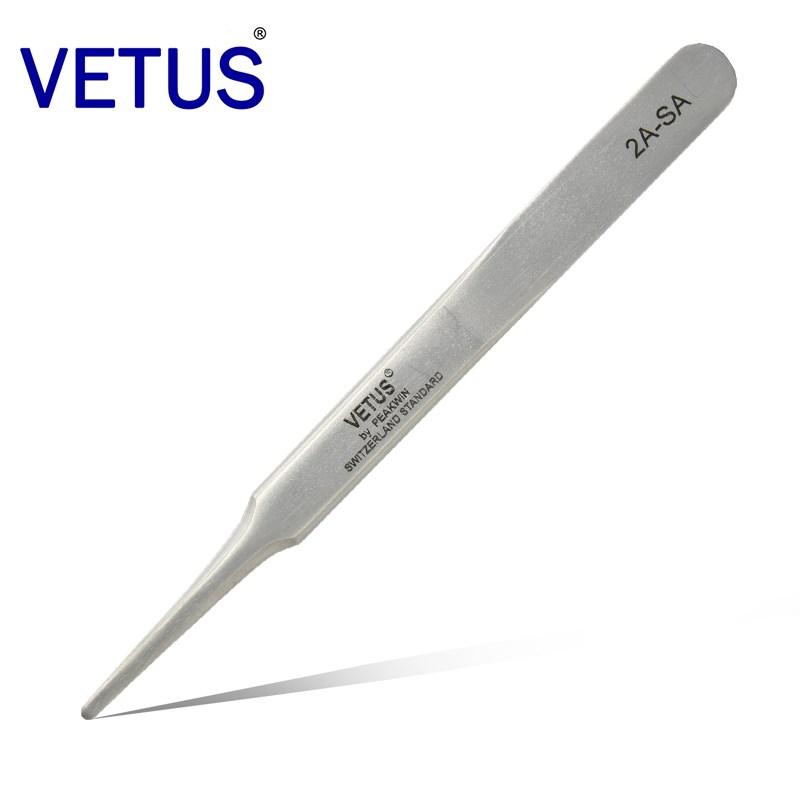 VETUS SA系列镊子 修表工具 精细高精密防酸防磁不锈钢 镊指钳 邮
