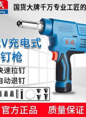 东成电动铆钉枪锂电抽芯充电拉钉枪东城全自动铆接机DCPM50E拉铆