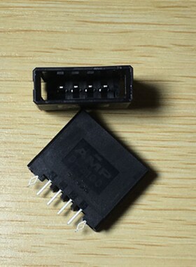AMP D-3100 4针直脚插座 1-178314-2 可直接拍 当天发货