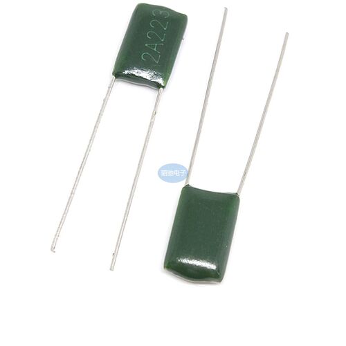 涤纶电容 2A223J 100V22NF 脚距5mm 2A223 100V223