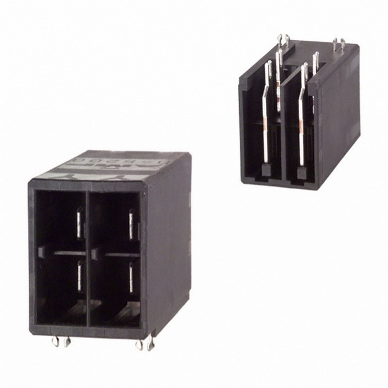 AMP D5200 YY卡 2-1318983-6 弯针板座 原装正品
