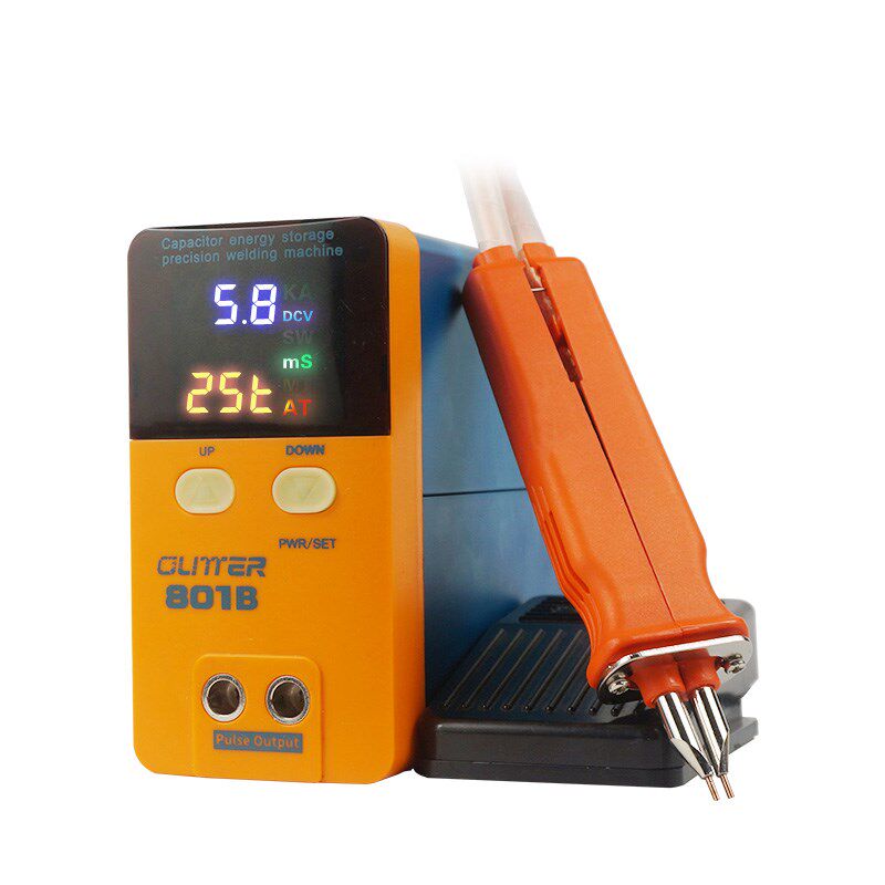 歌凌德801B 锂电池手持式小型储能点焊机DIY18650组装焊接碰焊机