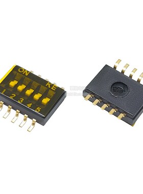 台湾KE贴片拨码开关 1.27MM间距1/2/3/4/5/6/8/10P位 DSHP02TSGER