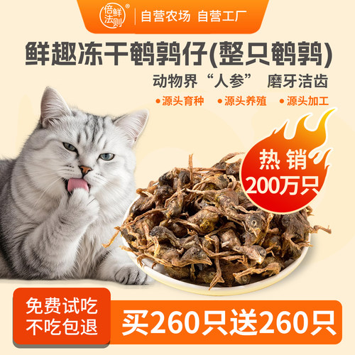 无抗神丹一号鹌鹑冻干生骨肉零食