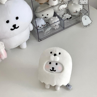 13cm自嘲熊娃衣10厘米衣服棉花娃娃海豹头套服装配饰chiikawa头饰