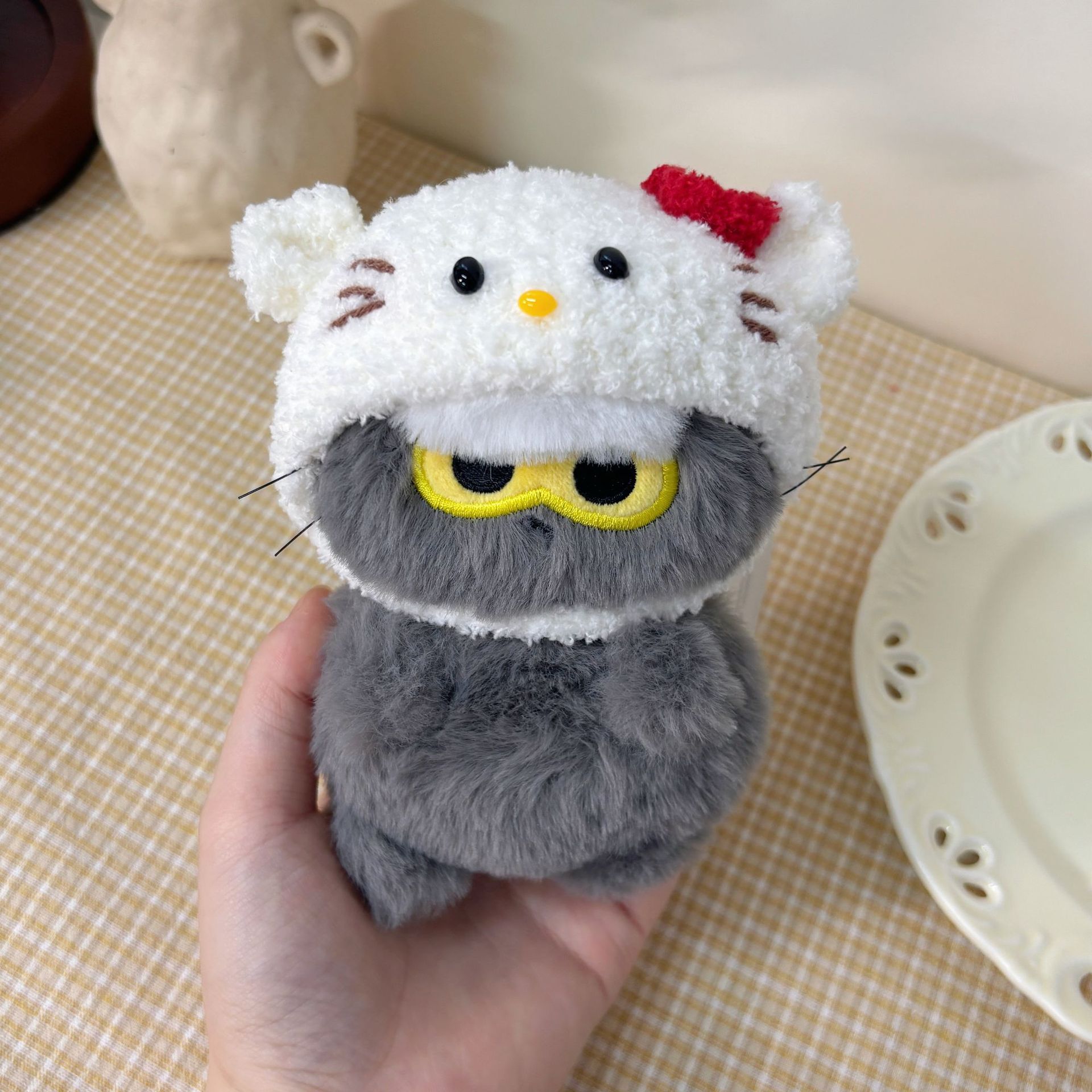 权志龙zoa娃衣钥匙扣煤气罐手工钩织围脖斜挎包gd同款娃娃衣服