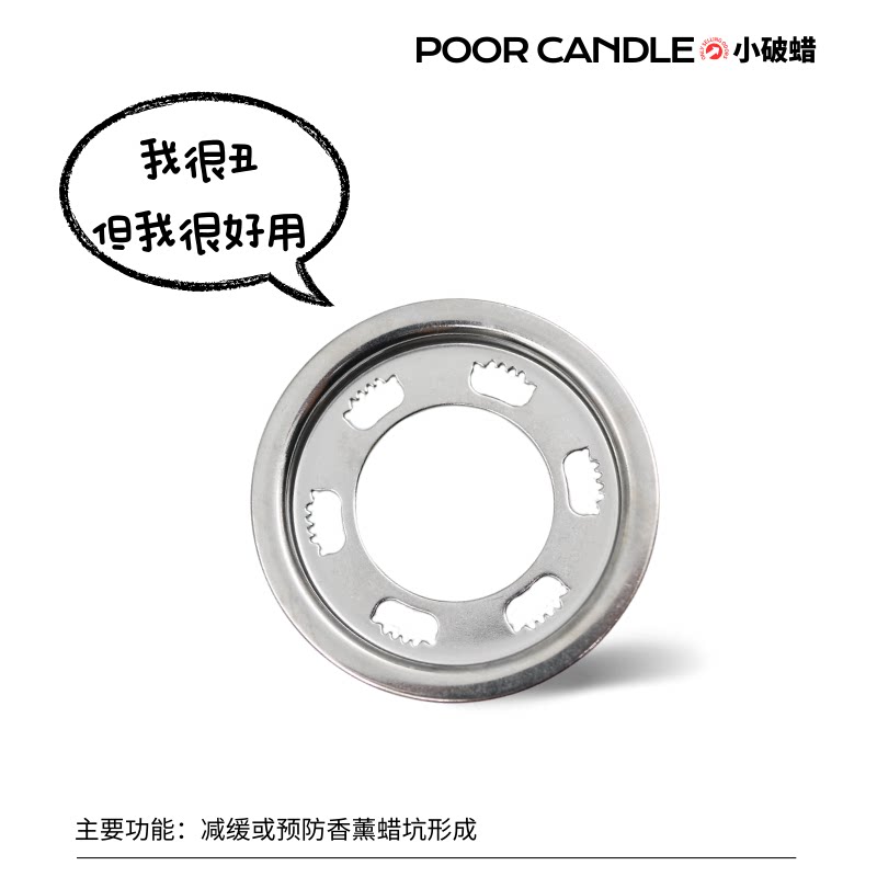 PoorCandle专用防蜡坑聪明盖