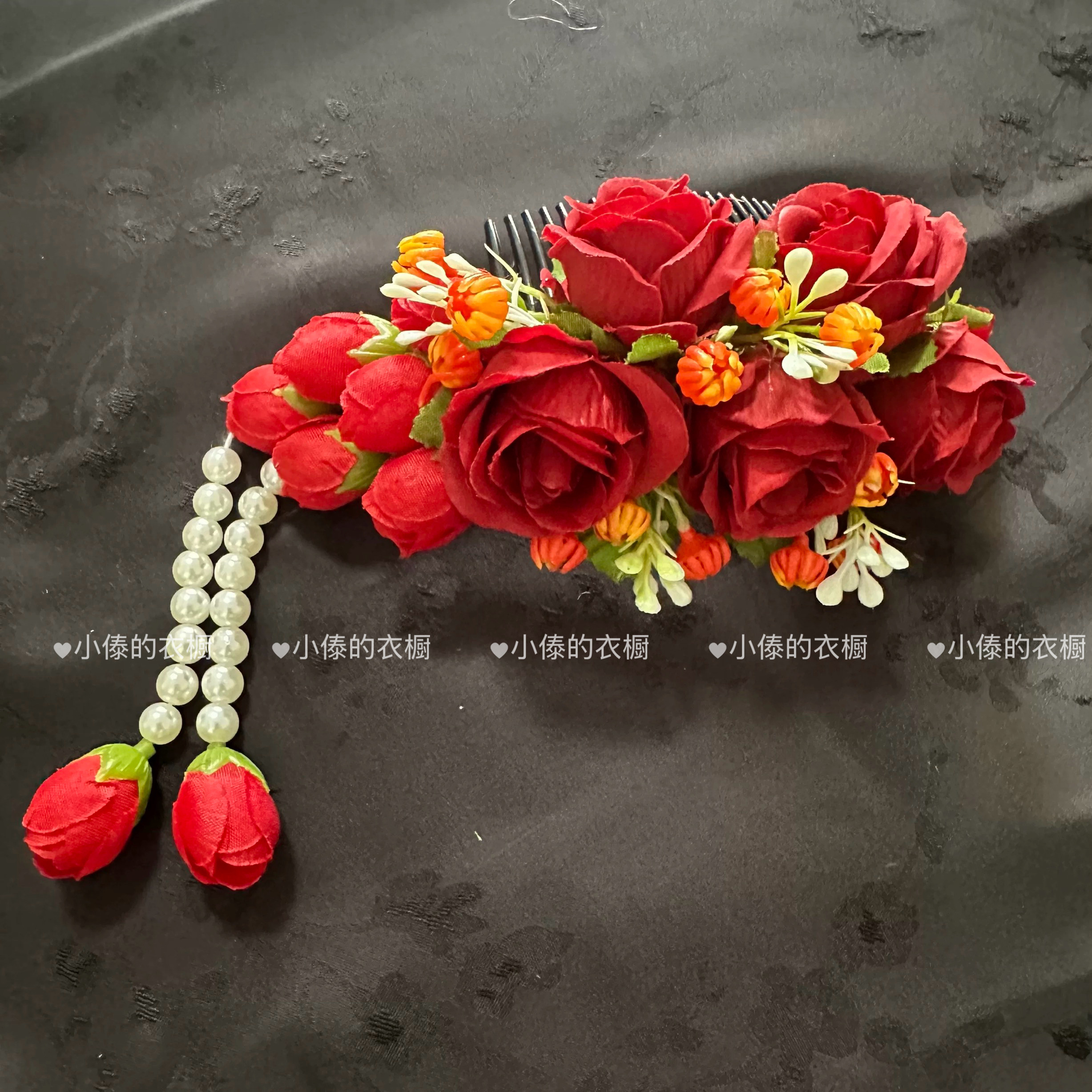 云南傣族头花发梳舞蹈头饰民族风流苏手工发饰表演头花服装配饰