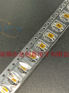 EVQPUD02K 中乌龟轻触开关 手机侧按键 4.7*3.5 贴片4脚带定位柱