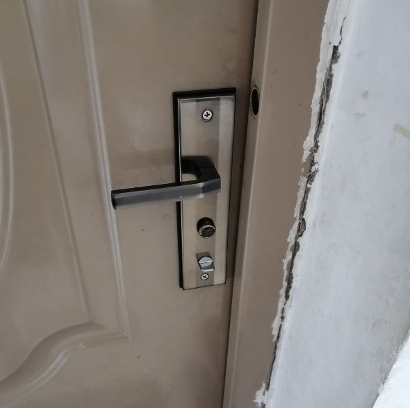 老式锁11型全套盼盼防盗门铸成星月神春天防盗门锁体锁芯把手套装