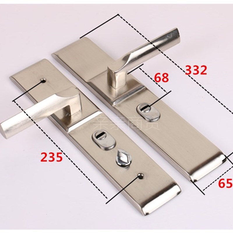 防盗门把手防盗门锁具配件拉手进户门锁大门锁235孔距通用