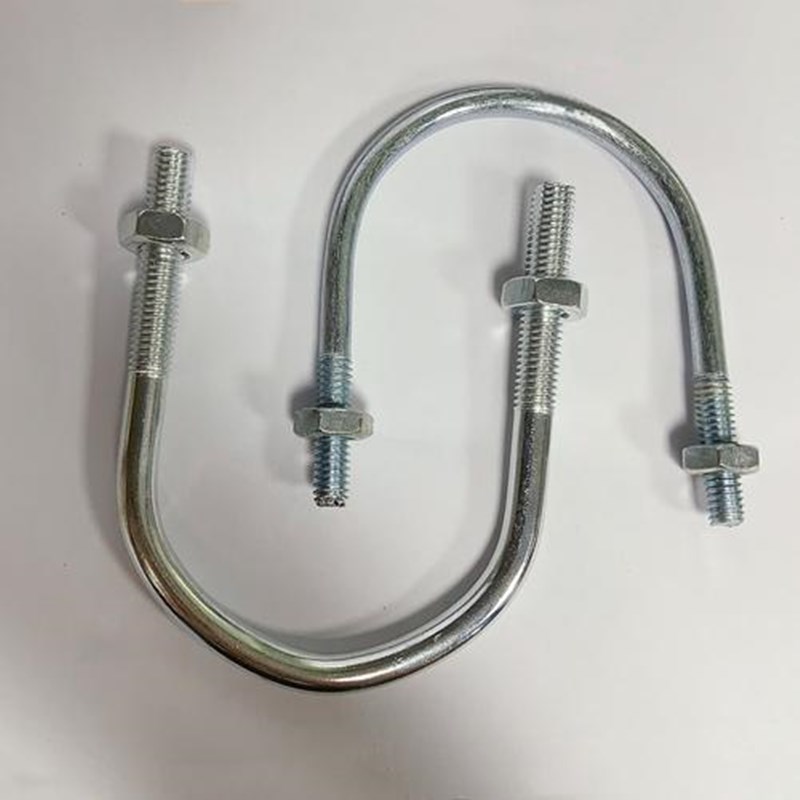 镀锌铁U形码U型管卡管箍U型管道固定夹U型螺丝管卡DN100150200600