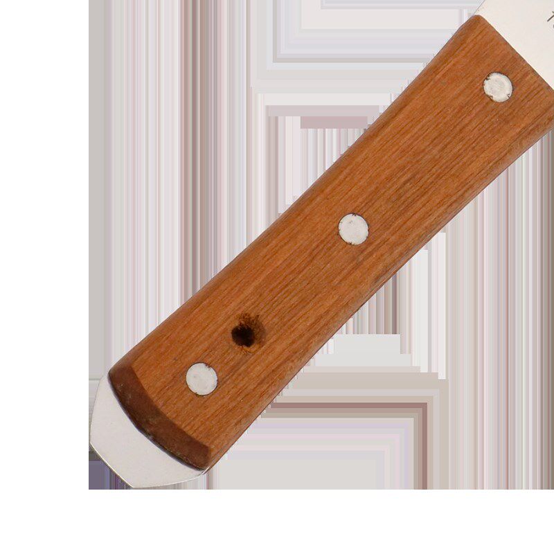 祈工 不锈钢10寸带撬调墨刀调油刀油漆涂料搅拌刀蛋糕抹刀刮刀