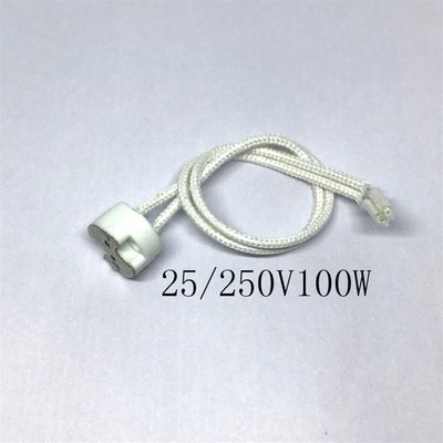通用形无影灯灯座 24V150W灯泡 灯座 G6.35 耐高温灯座 250V100W