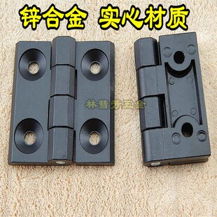 配电箱电柜设备工业铰链 黑色加厚海坦铁柜门合页 机床配件合页