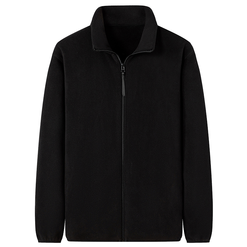 【泡芙辣妈】都市风休闲摇粒绒简约立领秋季男装外套HYLR002