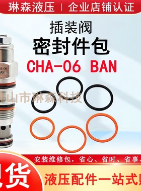O型圈橙色挡圈密封件包液压阀插装阀油封密封修理包
