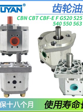 CBT齿轮泵CBN-E520E525F532E540G550E563 E580 CBQ CBF-E516 E514