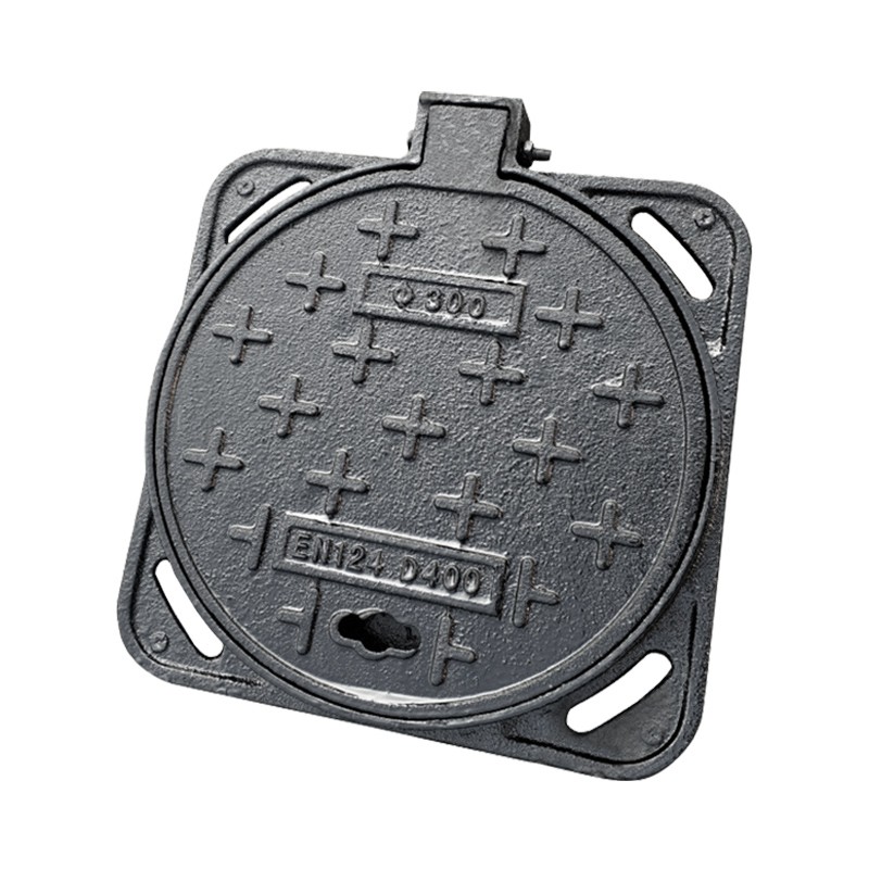 化粪池井盖检查口防臭盖板b125重型方形d400窨井盖E500