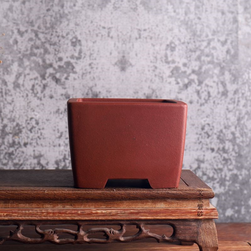 素面一颗印原矿清水泥 包邮 中小盆