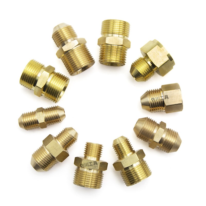 高压钢丝水管子清洗车机变径水枪转换转接头3/8对丝2分M14M18M22