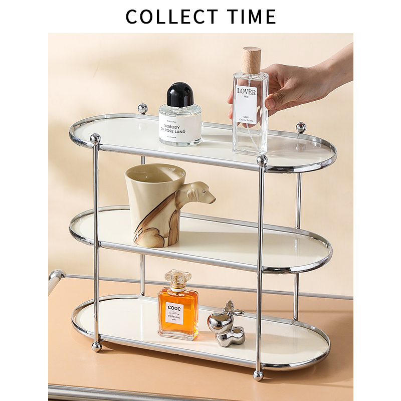 奶fufu收纳架子卫生间洗手洗漱台面置物架浴室厕所桌面梳化妆用品