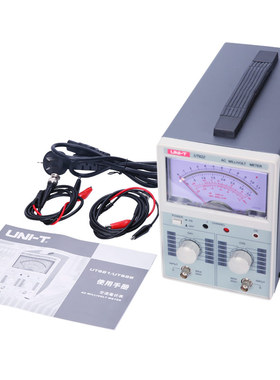 优利德UT621/UT622双通道高精度数字交流毫伏表双指针电压表频响