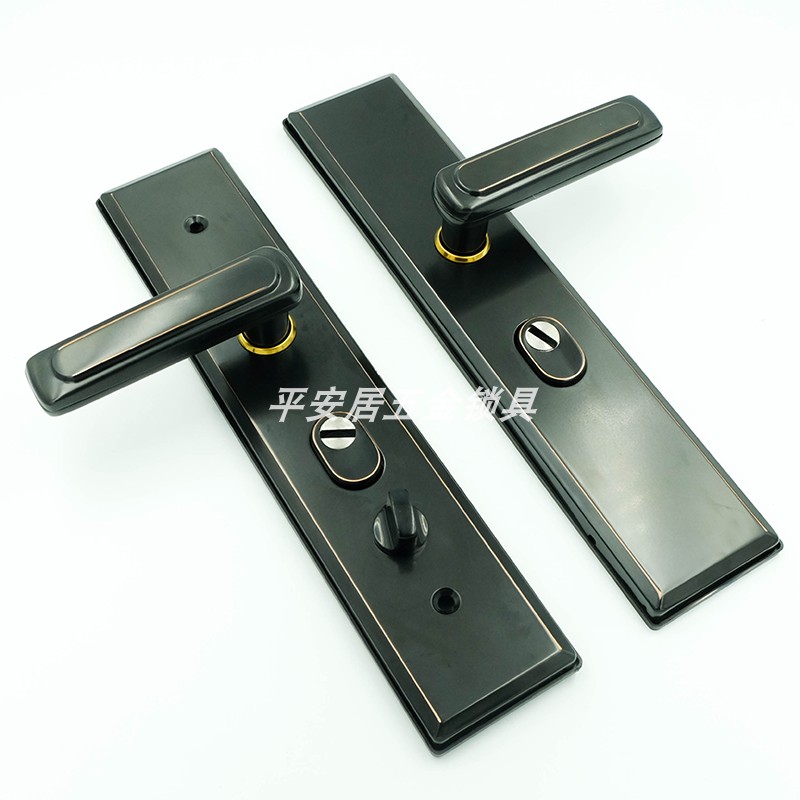 防盗门把手304不锈钢拉手大门入户门防撬多功能通用型家用面板