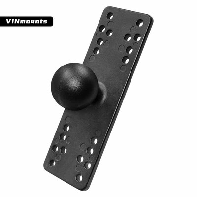 多孔位探鱼器支架配件兼容劳伦斯佳明蜂鸟探鱼器支架球头底座